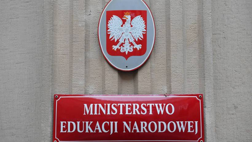 Warszawa, 19.10.2020. Ministerstwo Edukacji Narodowej, 19 bm. w Warszawie. Fot. PAP/Paweł Supernak