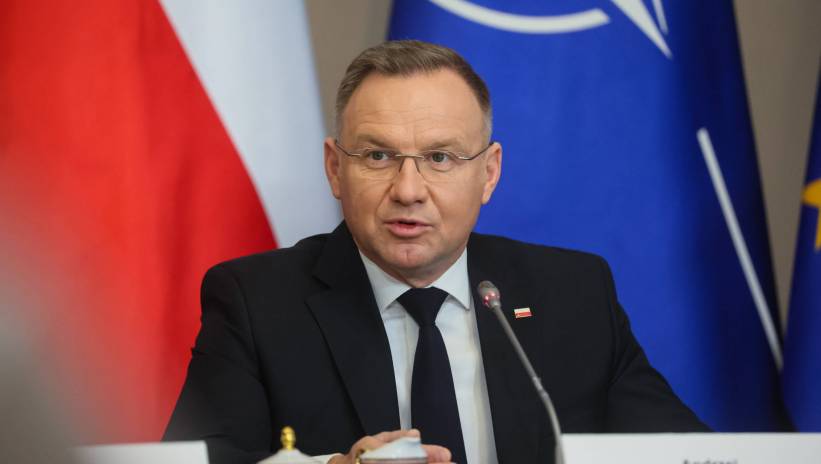 Fot. PAP/Leszek Szymański
Warszawa, 08.07.2024. Prezydent RP Andrzej Duda przed posiedzeniem Rady Bezpieczeństwa Narodowego w Belwederze w Warszawie, 8 bm. Posiedzenie odbywa się przed wylotem polskiej delegacji na Szczyt NATO w Waszyngtonie. (mr) PAP/Leszek Szymański