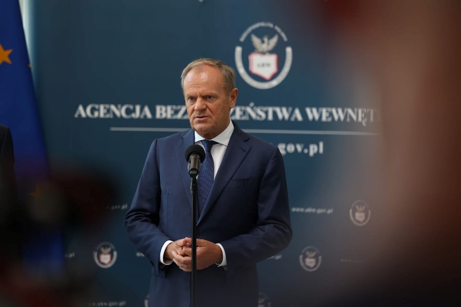Premier Donald Tusk na otwarciu Delegatury ABW w Rzeszowie. Fot. Archiwum MSWiA