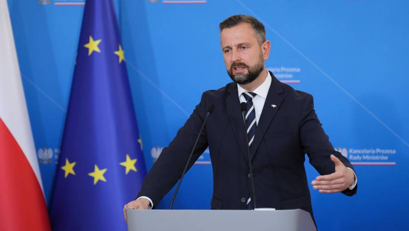 Fot. PAP/Paweł Supernak
Warszawa, 20.08.2024. Wicepremier, minister obrony narodowej Władysław Kosiniak-Kamysz podczas konferencji prasowej po posiedzeniu rządu, 20 bm. w KPRM w Warszawie. (mr) PAP/Paweł Supernak