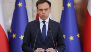 Fot. PAP/Paweł Supernak
Warszawa, 28.08.2024. Minister finansów Andrzej Domański podczas konferencji prasowej w KPRM w Warszawie, 28 bm. Rząd przyjął projekt ustawy budżetowej na 2025 r. (mr) PAP/Paweł Supernak