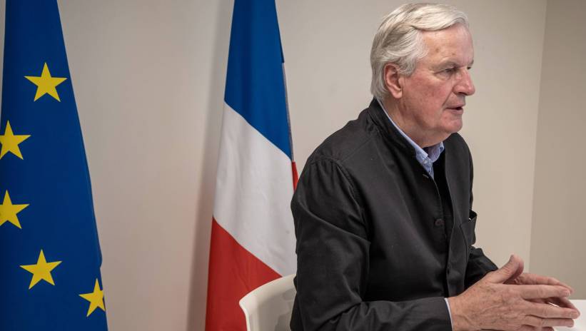 EU's former commissioner and Brexit negotiator, French former politician Michel Barnier attends an interview for Spanish international news agency EFE at the French conservative party The Republicans (Les Republicains, LR)'s headquarters in Paris, France, 26 June 2024 (issued 27 June 2024). Barnier, who served in several French cabinet positions and a former European Union politician, ran for France's presidential election in 2022. Earlier in June, French President Macron decided to dissolve the country's parliament and hold snap elections after far-right parties, including Marine Le Pen's National Rally (Rassemblement National, RN), have made significant electoral gains in the recent European Parliament elections. France will hold two rounds of voting on 30 June and 07 July, to elect members of the National Assembly. Fot. PAP/EPA/CHRISTOPHE PETIT TESSON