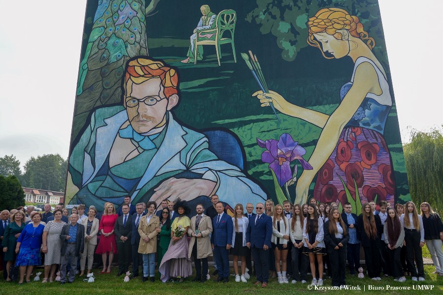 Mural Józefa Mehoffera w Ropczycach. Fot. Krzysztof Witek/UMWP