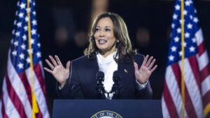 Kamala Harris. Fot. PAP/ EPA/JIM LO SCALZO