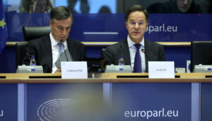 NATO Secretary General Mark Rutte addresses the European Parliament’s Committee on Foreign Affairs (AFET) and the Subcommittee on Security and Defence (SEDE)