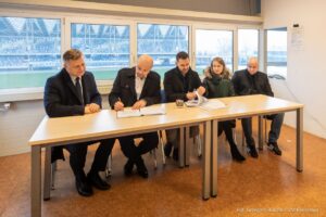 Foto: zdjęcie z obiektu spikerki na Stadionie Miejskim "Stal", fot. Grzegorz Bukała, Urząd Miasta Rzeszowa