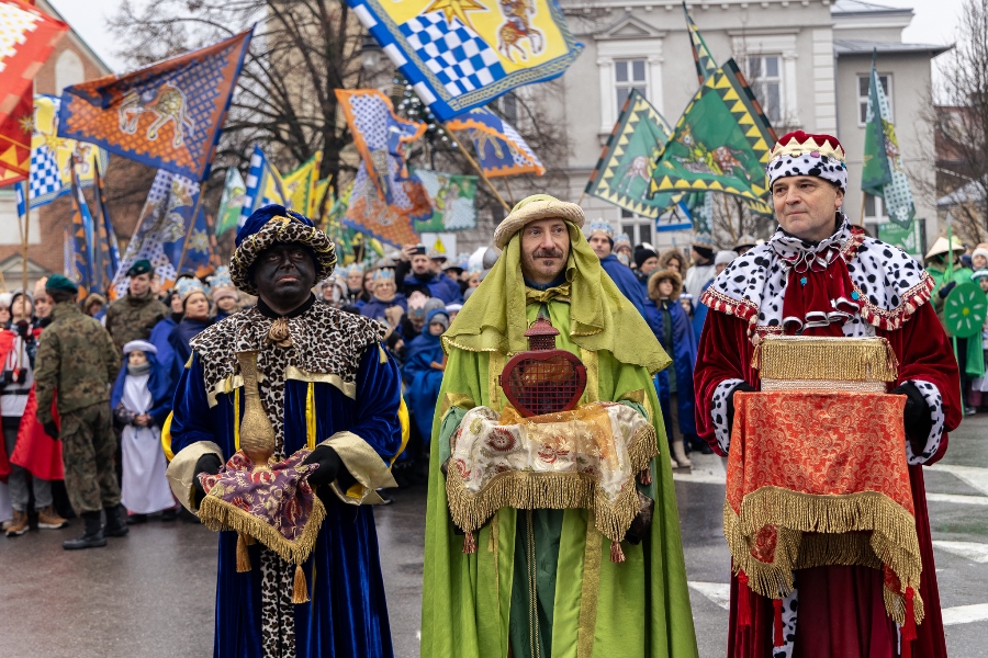 Orszak Trzech Króli w Rzeszowie. Fot. Mateusz Nowak