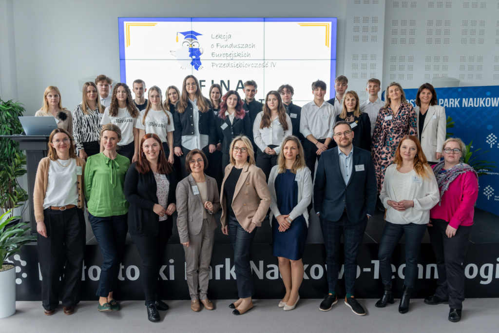 Zdjęcie z finału Konkursu "Start-up na 5-tkę"