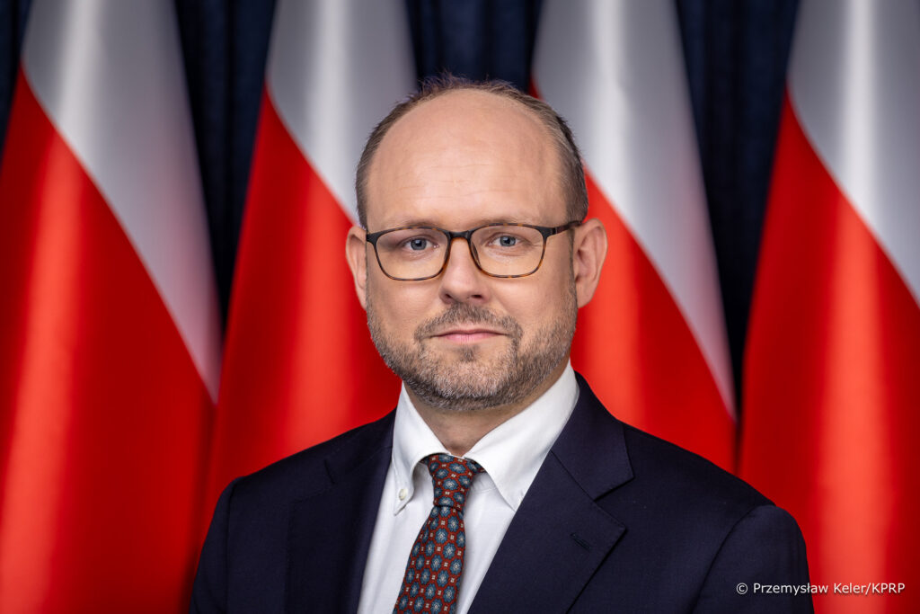 Foto: Minister Marcin Przydacz / Źródło: Oficjalna strona Prezydenta Rzeczypospolitej Polskiej