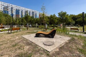 Foto - zdjęcie ogrodu kieszonkowego na osiedlu Nowe Miasto w Rzeszowie, fot. Grzegorz Bukała, Urząd Miasta Rzeszowa