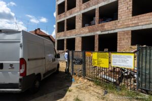 Foto - Zdjęcie z rozbudowy budynku rzeszowskiej Szkoły Podstawowej nr 21 przy ul. Miodowej, fot. Grzegorz Bukała, Urząd Miasta Rzeszowa