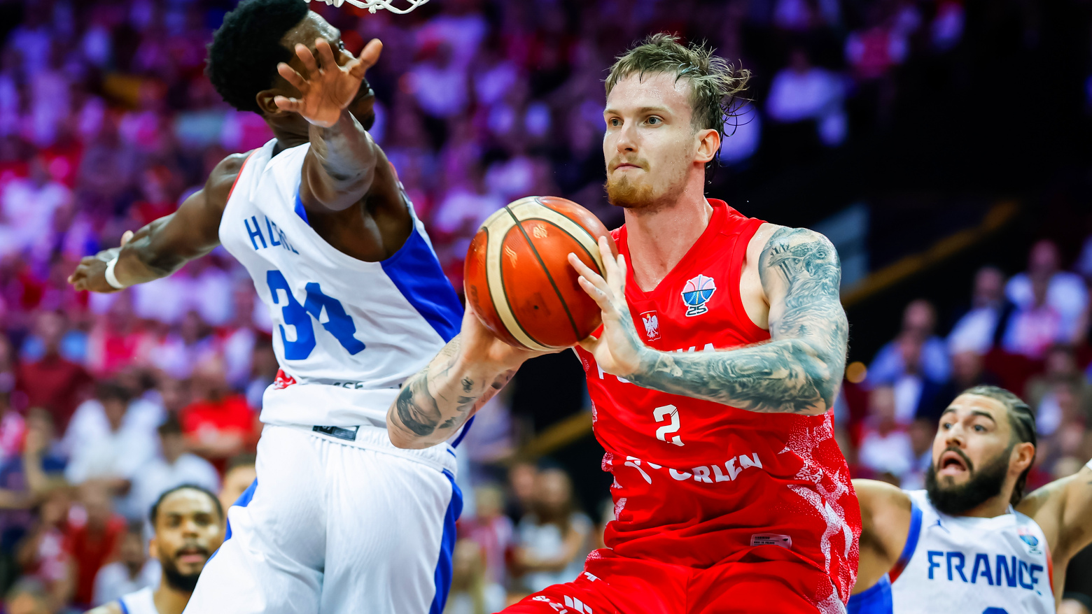 Katowice 02.09.2025 
SPORT KOSZYKOWKA KOSZKADRA REPREZENTACJA POLSKI MECZ EUROBASKET 2025 MISTRZOSTWA EUROPY
 - - -  MEN BASKETBALL POLISH NATIONAL TEAM EUROBASKET 2025 EUROPEAN CHAMPIONSHIP GAME
NZ Aleksander Balcerowski , 
FOT. WOJCIECH FIGURSKI / 400mm.pl