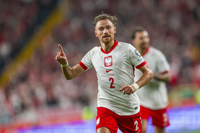 Matty Cash /
fot. Cyfrasport.pl / Źródło: Serwis informacyjny PZPN