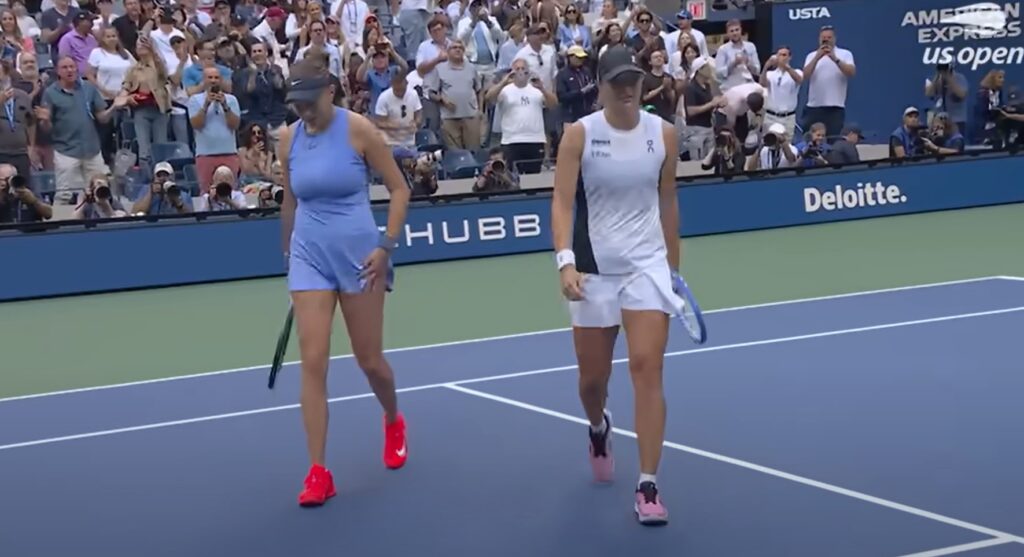 Foto - kadr z meczu / Źródło: Serwis informacyjny WTA Tour