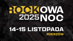 Grafika promująca wydarzenie Rockowa Noc / Materiały Organizatora