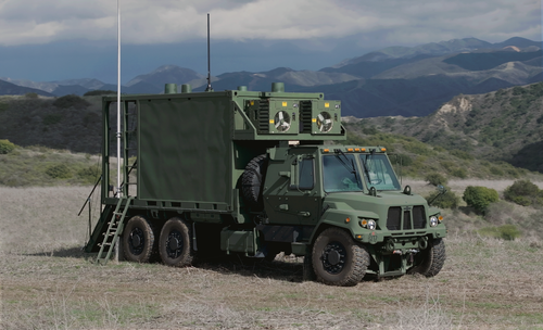 Foto - TITAN firmy Palantir, pojazd z obsługą sztucznej inteligencji. Zdjęcie: dzięki uprzejmości Palantir