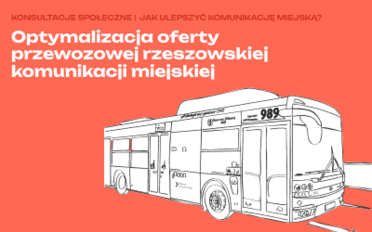 Grafika: Konsultacje społeczne "Jak ulepszyć komunikację miejską" - Źródło: Serwis informacyjny Urzędu Miasta Rzeszowa