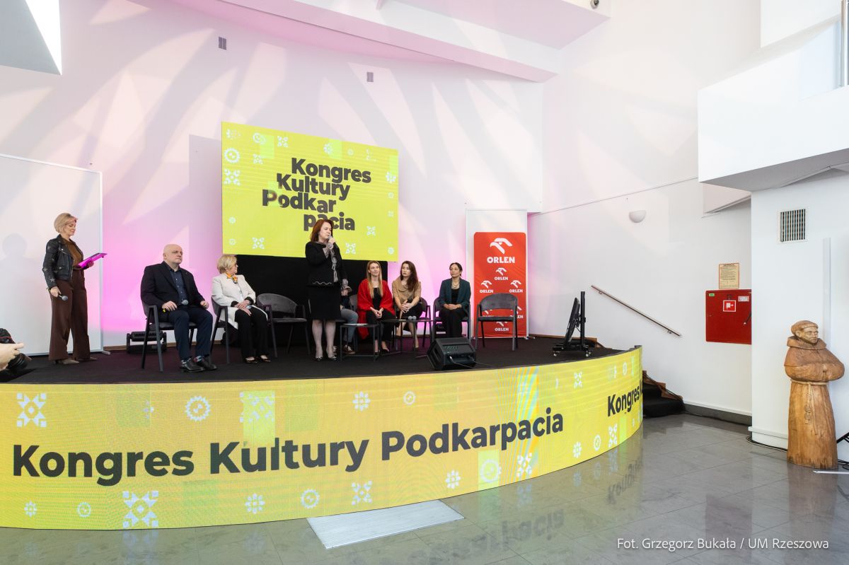 Foto: Konferencja prasowa promująca Kongres Kultury Podkarpacia, fot. Grzegorz Bukała / Urząd Miasta Rzeszowa