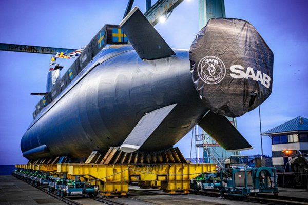 Foto: Szwedzki okręt podwodny firmy SAAB dla Marynarki Wojennej RP / Źródło: SAAB