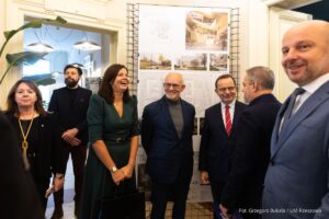 Foto: zdjęcie ze spotkania dot. budowy biblioteki wraz z centrum kongresowo-wystawienniczym w Rzeszowie, fot. Grzegorz Bukała