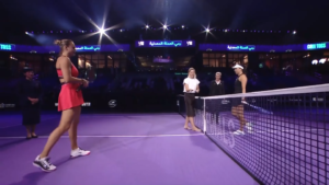 Foto: Sabalenka - Pegula. / Źródło: WTA Tour