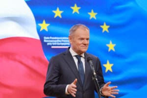 2025.12.19 Bruksela, Belgia | Konferencja prasowa po Szczycie Rady Europejskiej