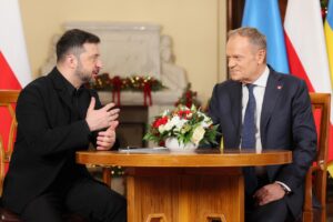 Foto: Spotkanie Premiera Donalda Tuska z Prezydentem Wołodymyrem Zełenskim