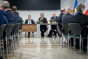 Foto: 12 grudnia br. w Urzędzie Marszałkowskim Województwa Śląskiego w Katowicach odbyły się spotkania dotyczące sektora górniczego w Polsce