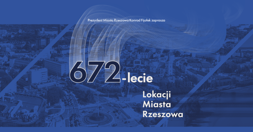 Grafika 672-lecie lokacji Miasta Rzeszów
