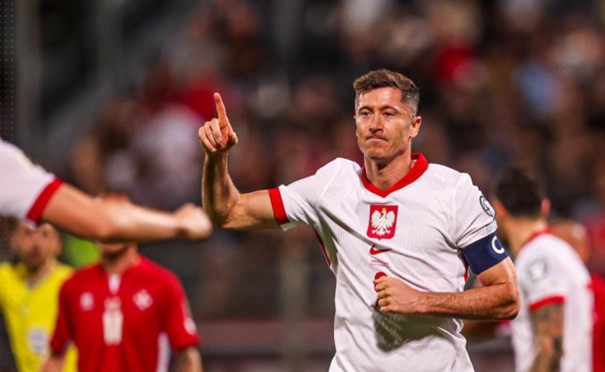 Foto: Robert Lewandowski / Źródło: PZPN