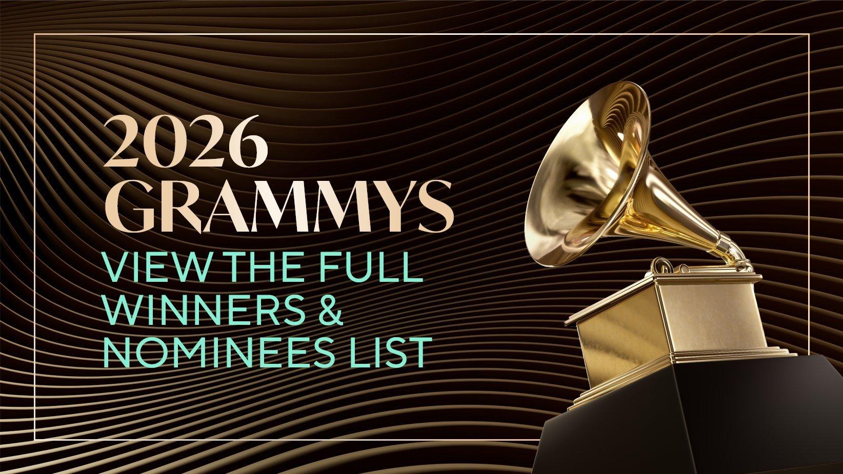 Grafika dzięki uprzejmości Recording Academy / Źródło: grammy.com