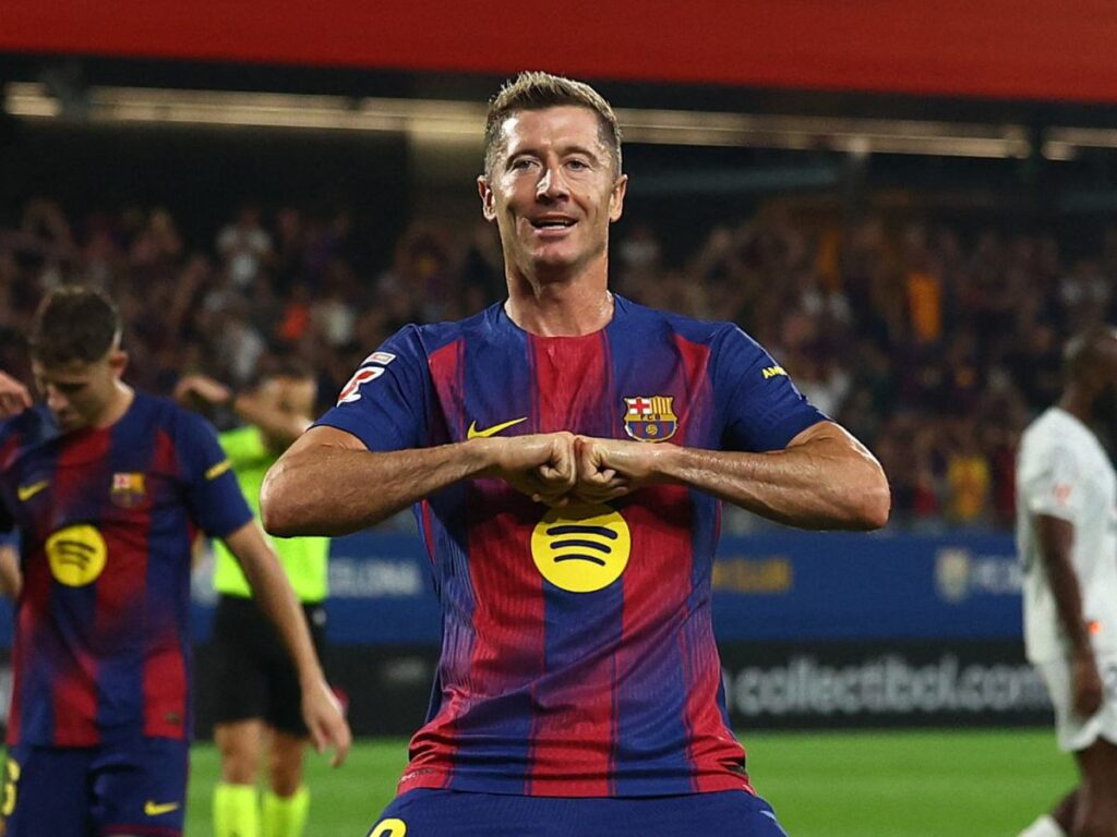 Foto: Robert Lewandowski / Źródło: Instagram FC Barcelona