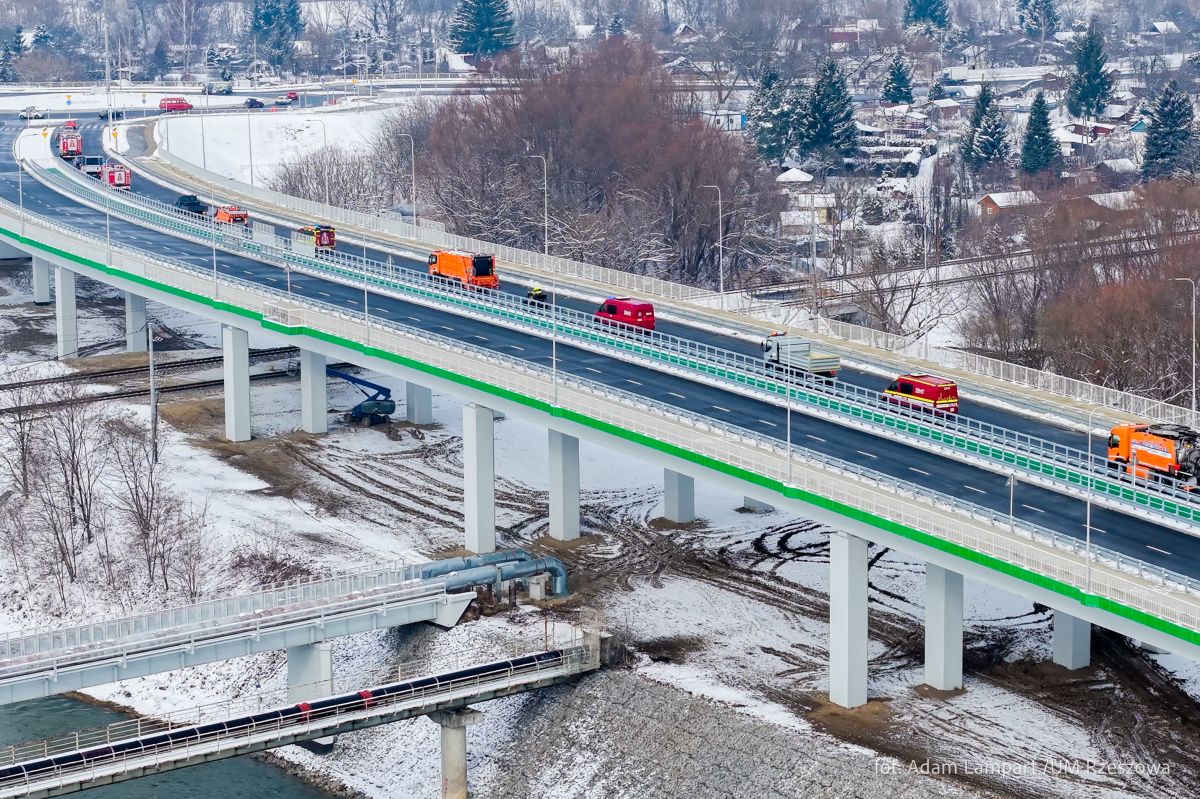 zdjęcie Wisłokostrady w Rzeszowie, fot. Adam Lampart, Urząd Miasta Rzeszowa / Źródło: Serwis informacyjny Urzędu Miasta Rzeszowa