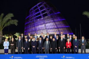 Foto: Uczestnicy nieformalnego Szczytu RE w Nikozji / Źródło: Kancelaria Prezesa Rady Ministrów