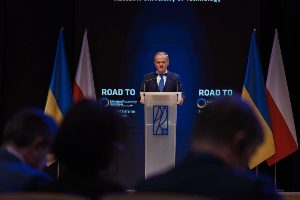 Foto: Udział Premiera Donalda Tuska w otwarciu Konferencji URC 2026 / Źródło: Kancelaria Prezesa Rady Ministrów