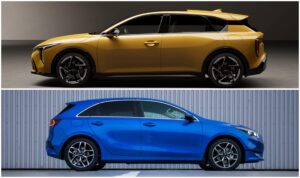 Foto: Kia K4 vs Kia Ceed / Źródło: Kia / Kiawiarnia