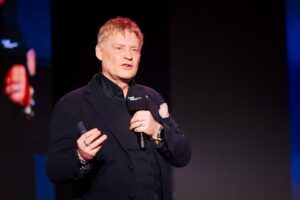 Prof. Rafał Ohme na People Culture TechFest w Rzeszowie. Fot. Tadeusz Poźniak/RARR S.A.