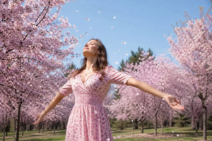 zapach wiosna sakura tree