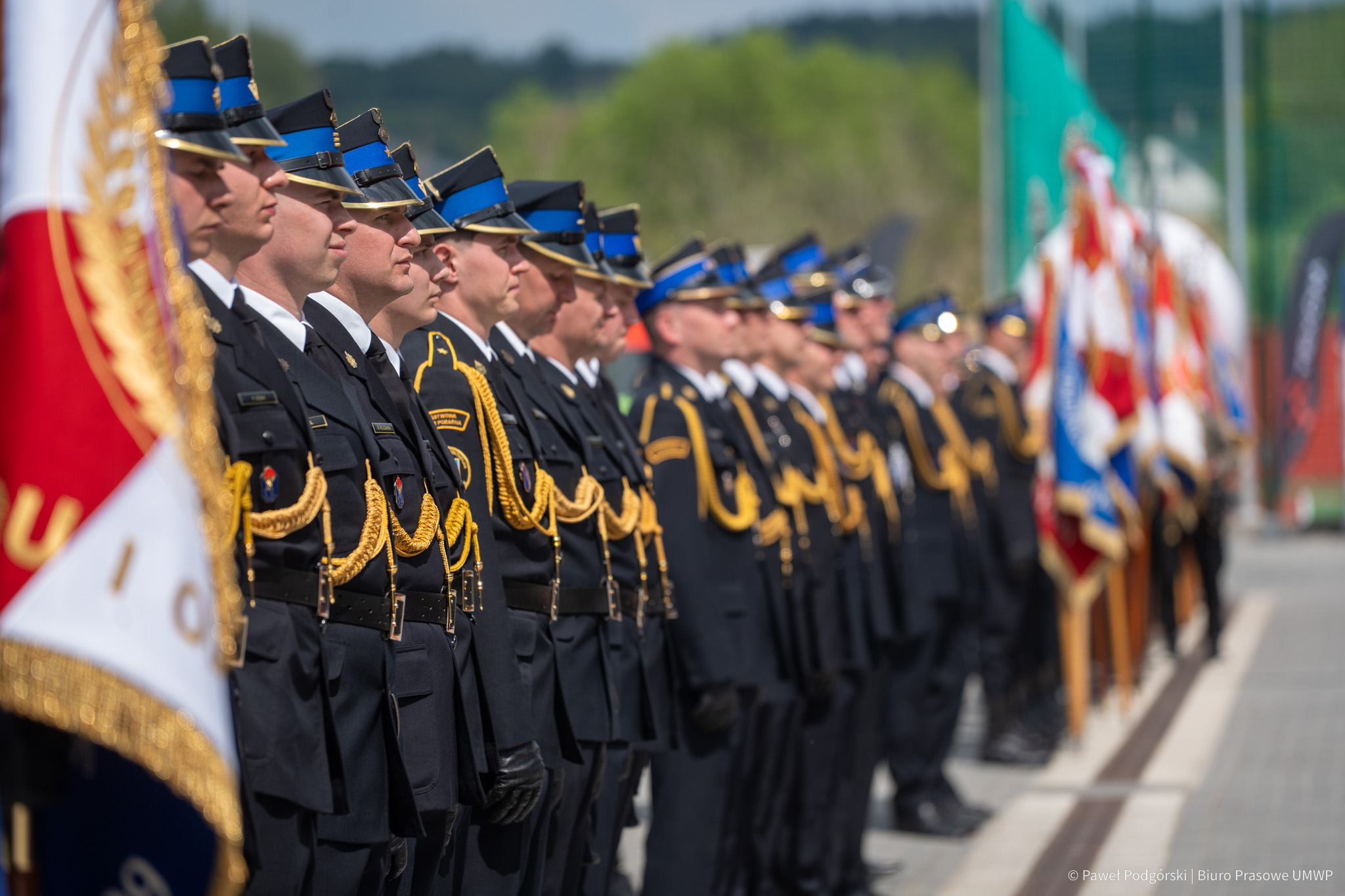 Foto: Uroczysty apel z okazji Wojewódzkich Obchodów Dnia Strażaka w województwie podkarpackim / Autor  zdjęć: Paweł Podgórski
Biuro Prasowe UMWP