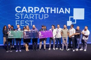 Finaliści w kategorii Najlepszy Startup - Konkurs Puls UP. Fot. Tadeusz Poźniak/RARR