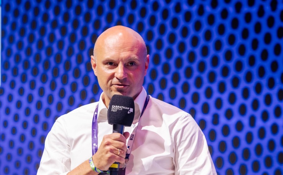 Dariusz Mazurkiewicz, prezes Polskiego Standardu Płatności, operatora Blika. Fot. Tadeusz Poźniak/RARR