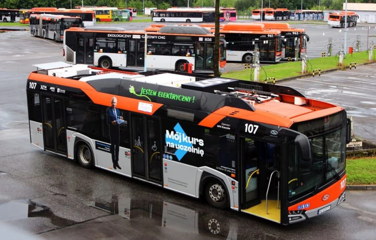 Autobus elektryczny, fot. MPK Rzeszów