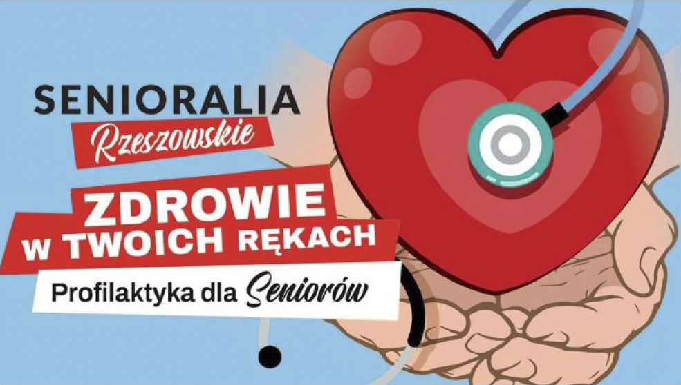 Plakat promujący - Zdrowie w Twoich Rekach-Profilaktyka dla Seniorów