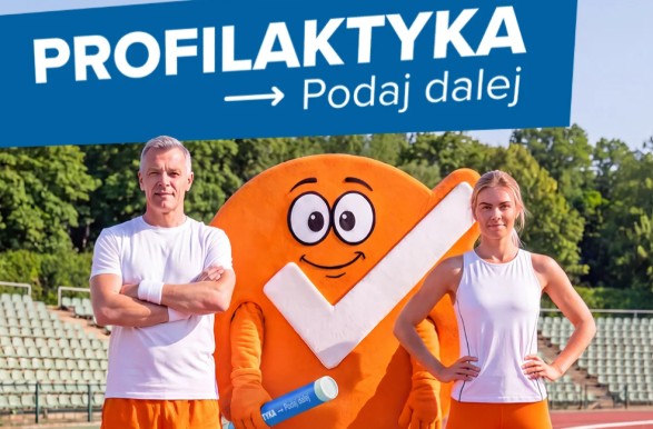 Plakat promujący akcję - Profilaktyka Podaj Dalej