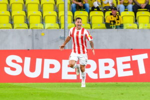 KATOWICE 19.09.2026 
MECZ PKO EKSTRAKLASA SEZON 2026/27 POLISH FOOTBALL TOP LEAGUE MATCH : GKS Katowice - Cracovia
NZ RADOSC GOL CIESZYNKA MARTIN MINCHEV MINCZEW SUPERBET REKLAMA MARKETING
FOT. MIROSLAW SZOZDA / 400MM.PL/NEWSPIX.PL
---
newspix.pl *** Local Caption *** www.newspix.pl
mail us: zamowienia@newspix.pl
---
Polish Picture Agency by Ringier Axel Springer Poland